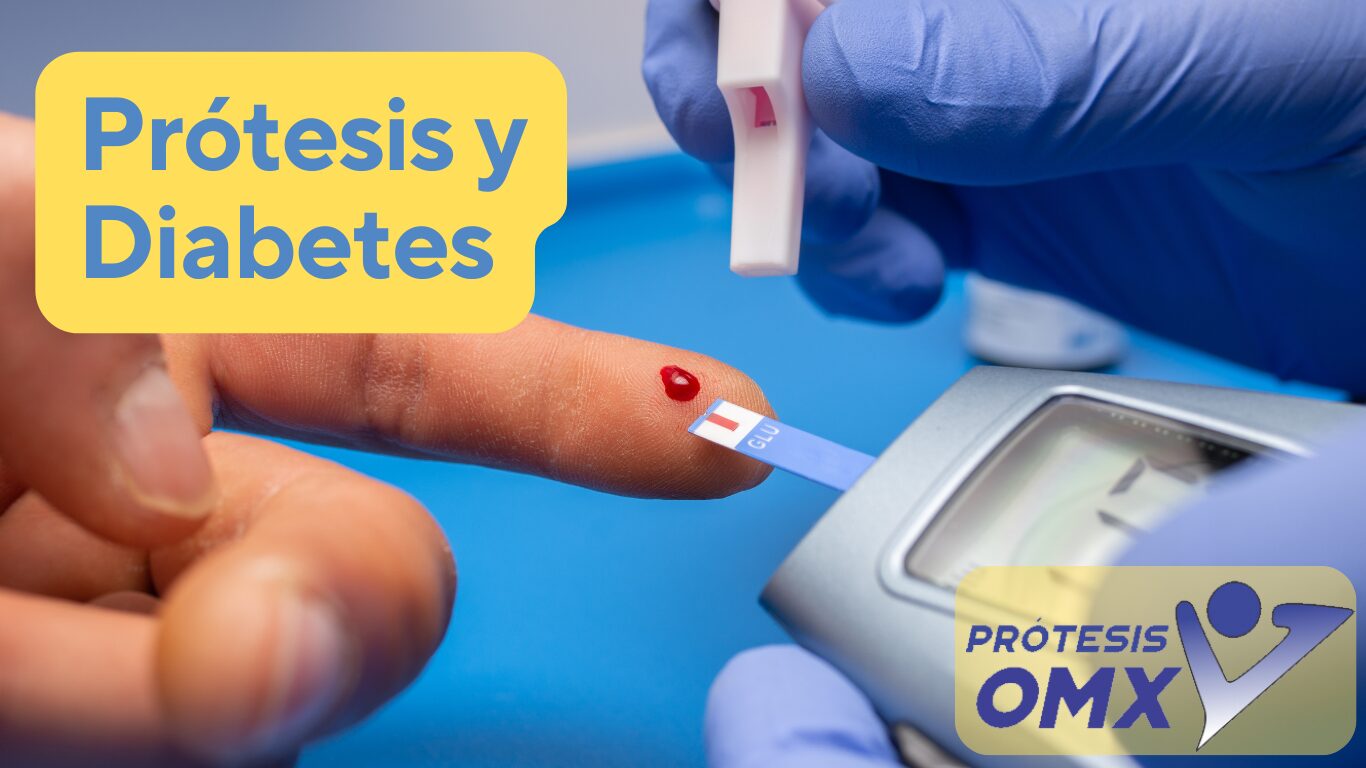 Persona haciendo prueba de glucosa debido a la Diabetes